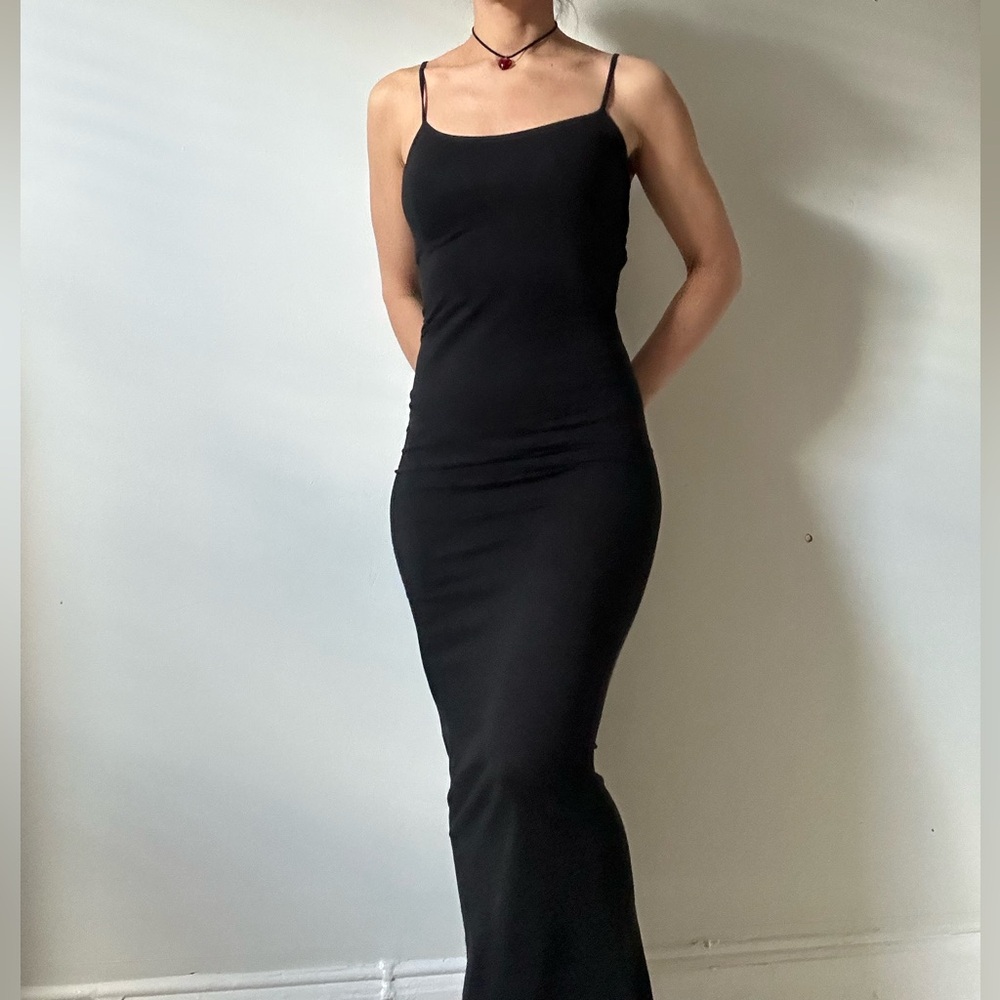 Topshop cotton long dress